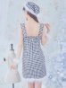 画像38: SALE!【サンタコス 4点セット】【XS-XLサイズ/2カラー】チェーンジップタイトドレスサンタコスプレ[YMT]
