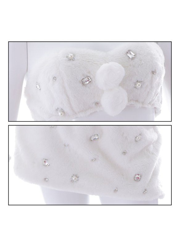 画像11: 【即日発送】もこもこバニービジューセットアップサンタ【sugar nine サンタコス 8点セット】【XS-Mサイズ/1カラー】[YMT]