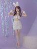 画像5: 【即日発送】もこもこバニービジューセットアップサンタ【sugar nine サンタコス 8点セット】【XS-Mサイズ/1カラー】[YMT]