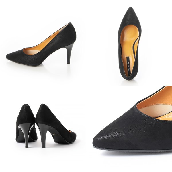 画像4: 【COMEX】 3color/ 8cmヒール/ 本革/ ラメ/ アーモンドトゥ/ ハイヒール/ パンプス[OF02JH]