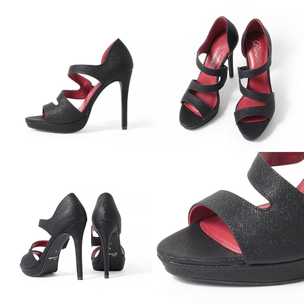 画像8: 【COMEX】 3color/ 11cmヒール/ プラットフォーム/ ラメ/ ハイヒール/ オープントゥ/  プラチナドゥ/ パンプス[OF02]