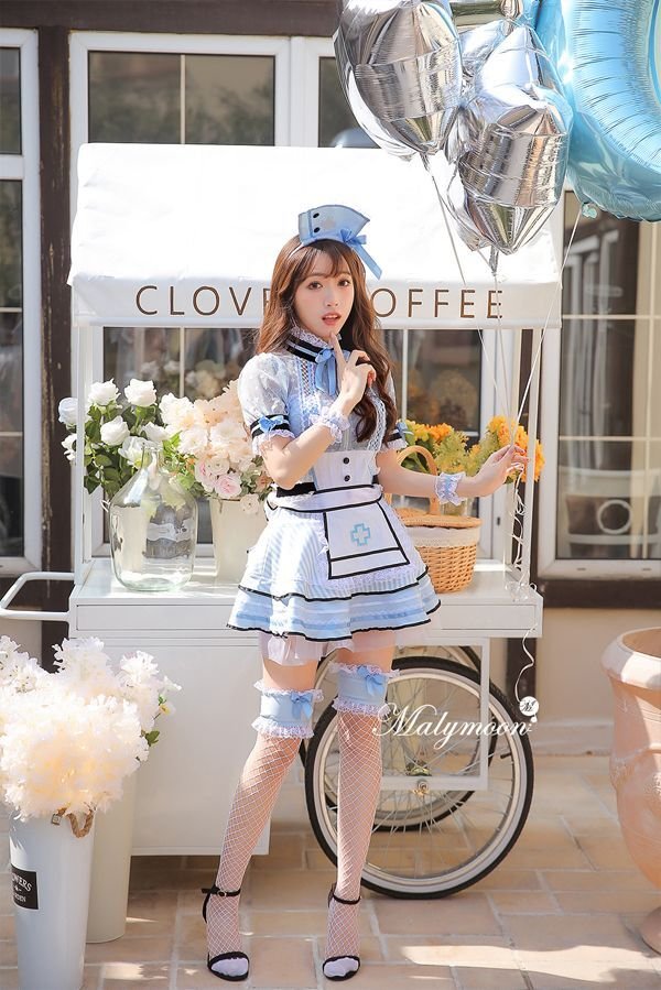 画像14: 【即日発送】ジッパーナース【マリームーン】【ハロウィンコスプレ7点セット】【フリーサイズ/2カラー】[OF04]