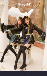 【即日発送】トワイライトロイヤルキョンシーメイド【マリームーン】【ハロウィンコスプレ4点セット】【フリーサイズ/1カラー】[YMT]