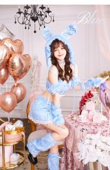 【即日発送】テディバニーギンガムファーセットアップ【ハロウィンコスプレ9点セット】【フリーサイズ/1カラー】[YMT]