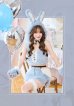 ブルー　モデル身長：161cm　着用サイズ：Fサイズ
