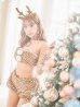 画像13: 【即日発送！】【サンタコス 7点セット】【フリーサイズ/1カラー】モコモコトナカイコスプレ[YMT]