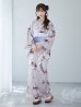 画像4: 【浴衣セール】ロマンティックピオニー浴衣 OBI-g-500-kj-8-GY / HIMO-900-yn-4-GYxGY / HEKO-800-sb-5-WH / YA-73-kn-GY / GETA-01-kj-3-IV/ [YMT]