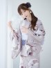 画像5: 【浴衣セール】ロマンティックピオニー浴衣 OBI-g-500-kj-8-GY / HIMO-900-yn-4-GYxGY / HEKO-800-sb-5-WH / YA-73-kn-GY / GETA-01-kj-3-IV/ [YMT]