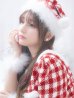 画像7: 【即日発送！】【サンタコス 5点セット】【XS-Lサイズ/2カラー】ギンガムチェックセットアップフレアサンタコスプレ[YMT]