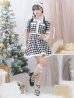 画像7: 【即日発送！】【sugar nine サンタコス 5点セット】【XS-Lサイズ/2カラー】ギンガムチェック セットアップフレアサンタコスプレ[YMT]