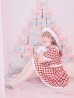 画像6: 【即日発送！】【サンタコス 5点セット】【XS-Lサイズ/2カラー】ギンガムチェック セットアップフレアコスプレ[YMT]