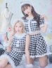 画像7: 【即日発送！】【sugar nine サンタコス 5点セット】【XS-XLサイズ/2カラー】ギンガムチェック セットアップフレアサンタコスプレ[YMT]