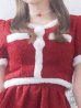 画像16: 【即日発送！】【サンタコス 5点セット】【XS-Lサイズ/2カラー】ラメツイードセットアップサンタ[YMT]