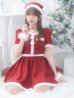 画像9: 【即日発送！】【サンタコス 5点セット】【XS-Lサイズ/2カラー】ラメツイードセットアップサンタ[YMT]