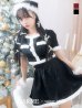 画像1: 【即日発送！】【サンタコス 5点セット】【XS-Lサイズ/2カラー】ラメツイードセットアップサンタ[YMT] (1)