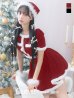 画像11: 【即日発送！】【サンタコス 5点セット】【XS-Lサイズ/2カラー】ラメツイードセットアップサンタ[YMT]