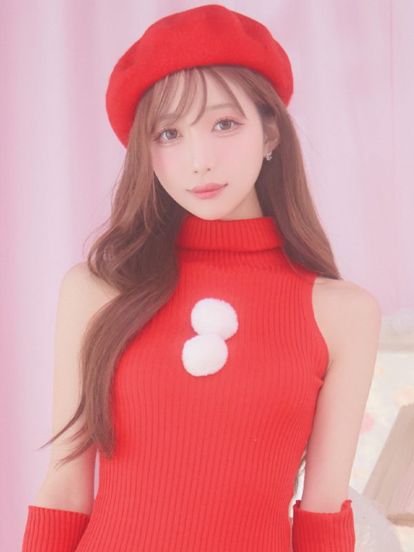 画像16: 【即日発送!】【サンタコス 4点セット】【S-Lサイズ/1カラー】ワンピースドレスサンタ[OF01]