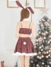 画像15: 【即日発送！】【サンタコス6点セット】【Fサイズ/1カラー】レッドチェックバニーサンタ[YMT][YMT]