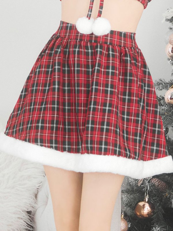 画像17: 【即日発送！】【サンタコス6点セット】【Fサイズ/1カラー】レッドチェックバニーサンタ[YMT][YMT]