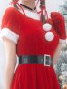 画像9: 【即日発送！】【サンタコス 5点セット】【S-Lサイズ/2カラー】シンプルフレアサンタ[YMT]