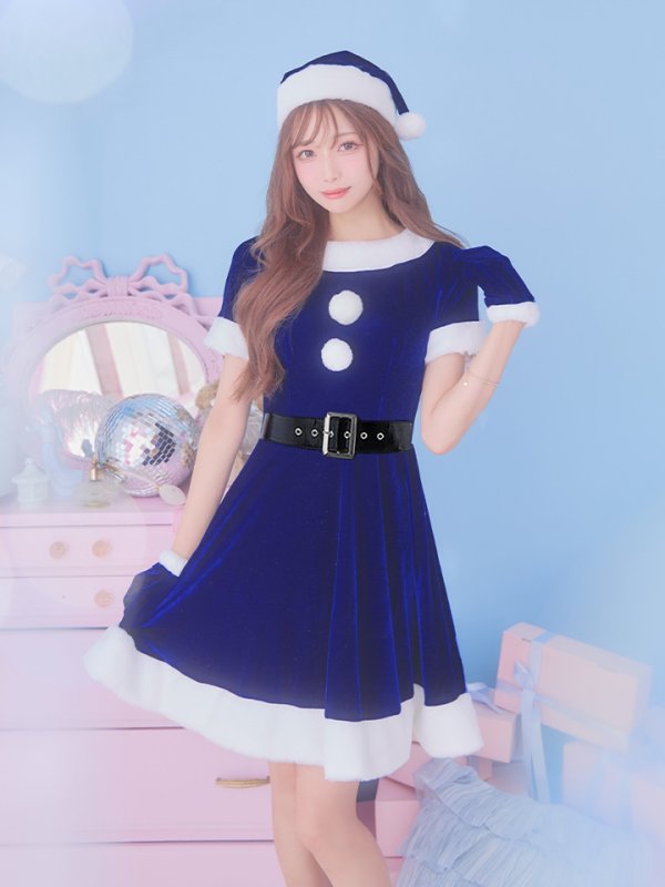 画像34: 【一部予約 / 11月上旬発送予定】【サンタコス 5点セット】【S-Lサイズ/2カラー】シンプルフレアサンタ[YMT]