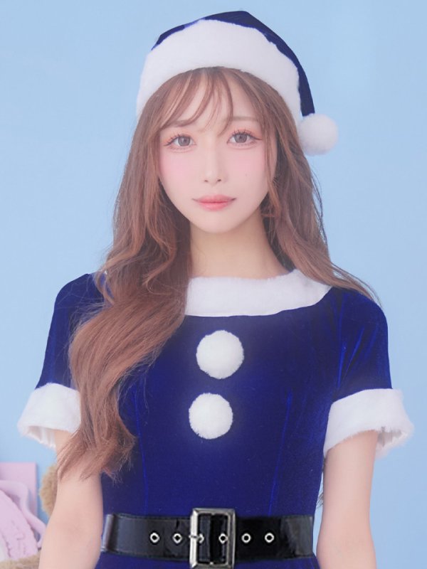 画像36: 【一部予約 / 11月上旬発送予定】【サンタコス 5点セット】【S-Lサイズ/2カラー】シンプルフレアサンタ[YMT]