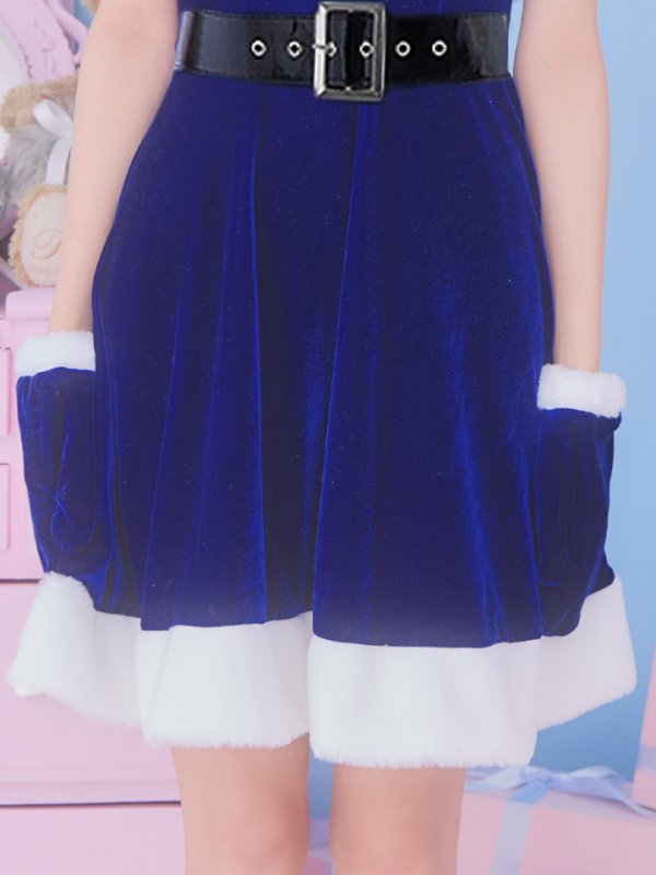 画像37: 【一部予約 / 11月上旬発送予定】【サンタコス 5点セット】【S-Lサイズ/2カラー】シンプルフレアサンタ[YMT]