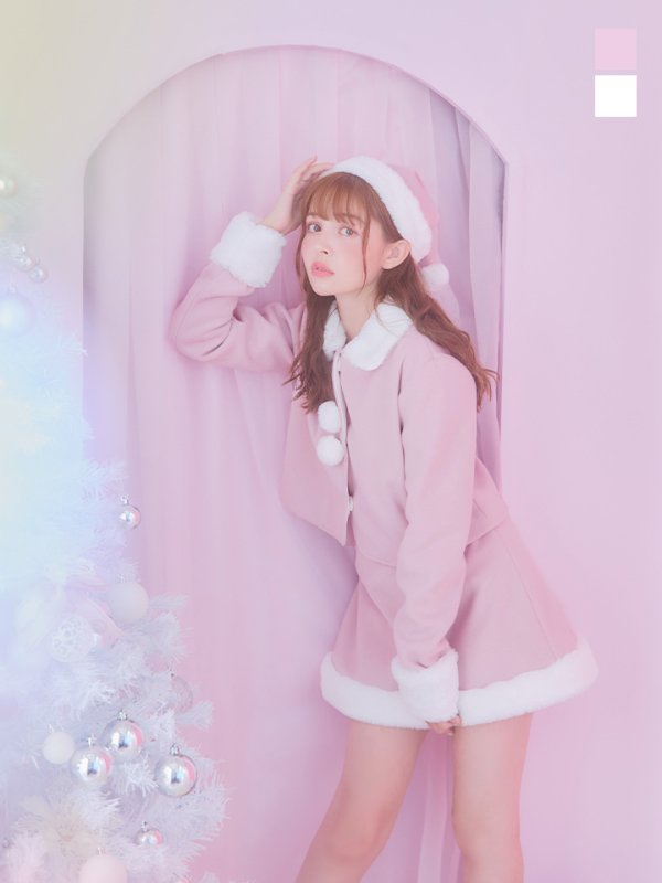 画像4: SALE!【サンタコス 4点セット】【S-Mサイズ/2カラー】ジャケットセットアップサンタ[YMT]