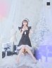 画像12: SALE!【サンタコス 4点セット】【S-Lサイズ/2カラー】チェーンモチーフフロントジップツイードフレアサンタコスプレ[YMT]
