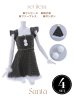 画像36: SALE!【サンタコス 4点セット】【S-Lサイズ/2カラー】チェーンモチーフフロントジップツイードフレアサンタコスプレ[YMT]
