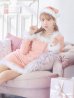 画像3: SALE!【サンタコス 3点セット】【XS-Lサイズ/2カラー】ロングスリーブツイードサンタコスプレ[YMT]