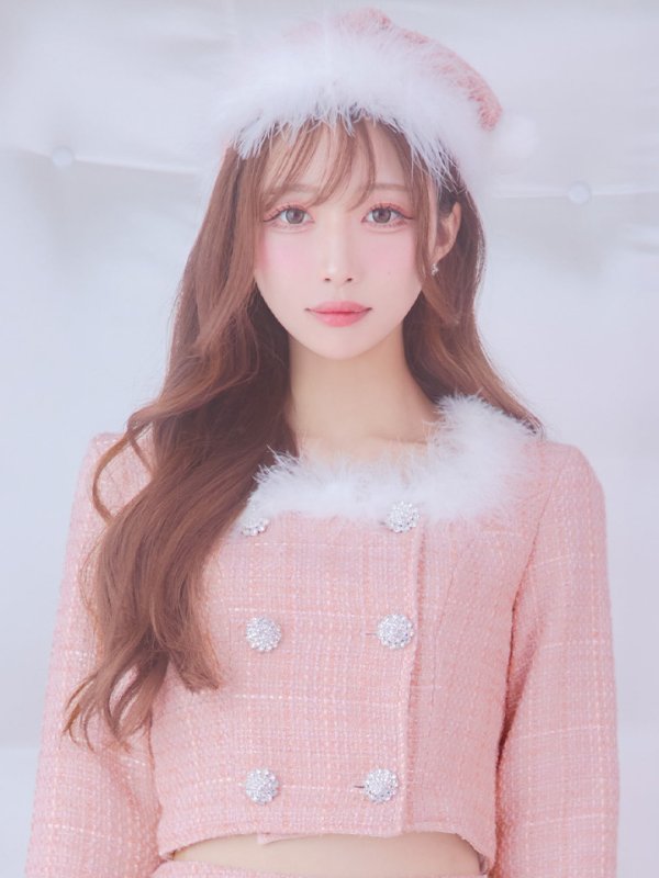 画像40: SALE!【サンタコス 3点セット】【XS-Lサイズ/2カラー】ロングスリーブツイードサンタコスプレ[YMT]