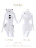 画像18: 【即日発送！】【サンタコス8点セット】【Fサイズ】もこもこシロクマセットアップ[YMT]