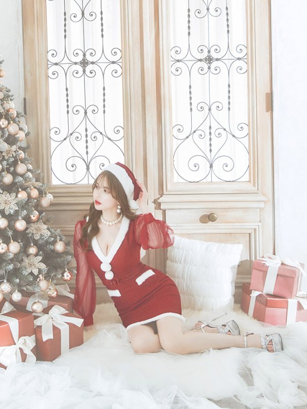 画像14: SALE!【サンタコス 4点セット】【S-Lサイズ/1カラー】セクシーツイードサンタ[YMT]