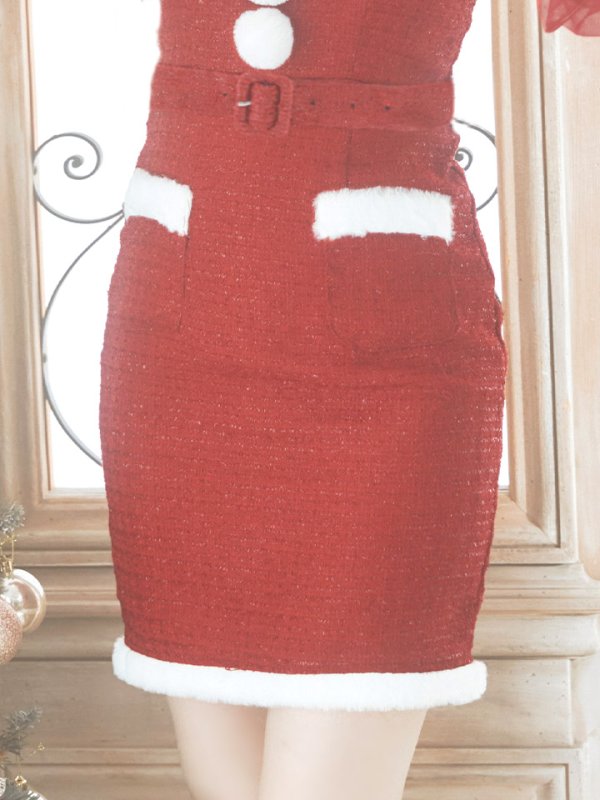 画像17: SALE!【サンタコス 4点セット】【S-Lサイズ/1カラー】セクシーツイードサンタ[YMT]