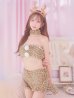 画像1: 【即日発送！】【サンタコス 7点セット】【フリーサイズ/1カラー】モコモコトナカイコスプレ[YMT] (1)