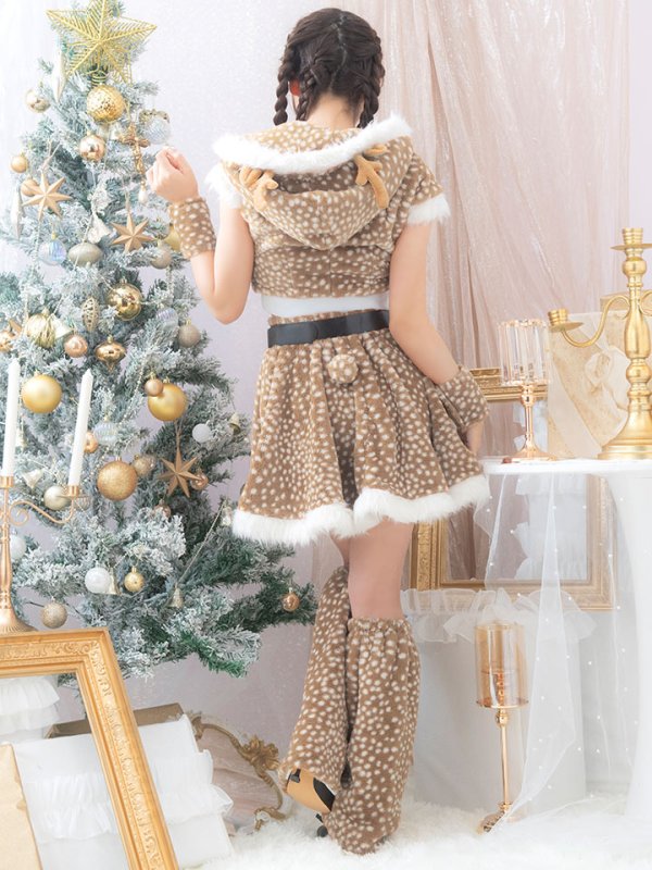 画像16: 【予約商品/11月下旬発送予定】【サンタコス 6点セット】【S-Lサイズ/1カラー】セットアップフレアサンタ[OF01]