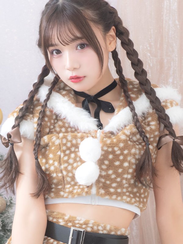 画像17: 【予約商品/11月下旬発送予定】【サンタコス 6点セット】【S-Lサイズ/1カラー】セットアップフレアサンタ[OF01]