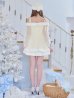 画像5: 【即日発送】【サンタコス 3点セット】【XS-XLサイズ/1カラー】オフショルダーシアーチュールフレアサンタコスプレ[YMT]