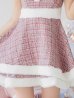 画像17: 即日発送!【サンタコス 5点セット】【S-Lサイズ/3カラー】ツイードチェック2段フレアスカートサンタコスプレ[YMT]