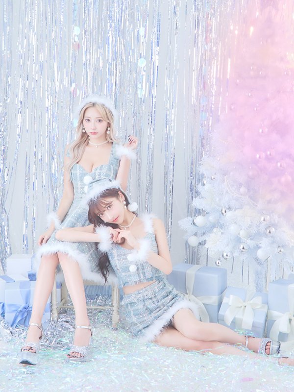 画像6: 【即日発送】【サンタコス4点/5点セット】【XS-Lサイズ】ツイードサンタ[YMT]