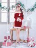 画像10: 【予約商品/11月下旬発送予定】【サンタコス 4点セット】【S-Lサイズ/2カラー】オフショルダーセットアップサンタコスプレ[OF01] (10)