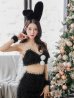画像27: 【即日発送】【サンタコス 7点セット】【XS-Mサイズ/2カラー】バニーセットアップシャギーコスプレ[YMT]