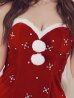 画像8: 【即日発送！】【サンタコス 4点セット】【XS-XLサイズ/2カラー】ビジュータイトキャミワンピサンタ[YMT]