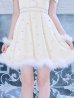 画像16: 【即日発送！】【サンタコス 5点セット】【XS-XLサイズ/3カラー】オフショルビジューリボンフレアサンタ[YMT]