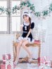 画像25: 【即日発送】【サンタコス 5点セット】【S-Mサイズ/2カラー】ベロアパールビジューサンタコスプレ[YMT]