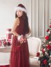 画像17: SALE!【サンタコス 4点セット】【S-Lサイズ/2カラー】リボン付きチュールロングスカートサンタコスプレ[YMT]