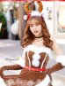 画像8: 【即日発送】【X'mas6点セット】【マリームーン】セクシーサンタ＆トナカイコスチューム【フリーサイズ/2カラー】[YMT]