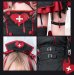 画像9: 【即日発送】ブラックデビルハーネスナース【マリームーン】【ハロウィンコスプレ9点セット】【フリーサイズ/1カラー】[YMT]