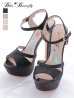 画像7: 【COMEX】 4color/ ラメグリッター/15.5cmヒール/ ストラップサンダル[OF02]